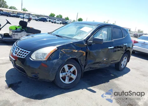 2010 Nissan Rogue S из США, поврежденный, VIN JN8AS5MT1AW504043
